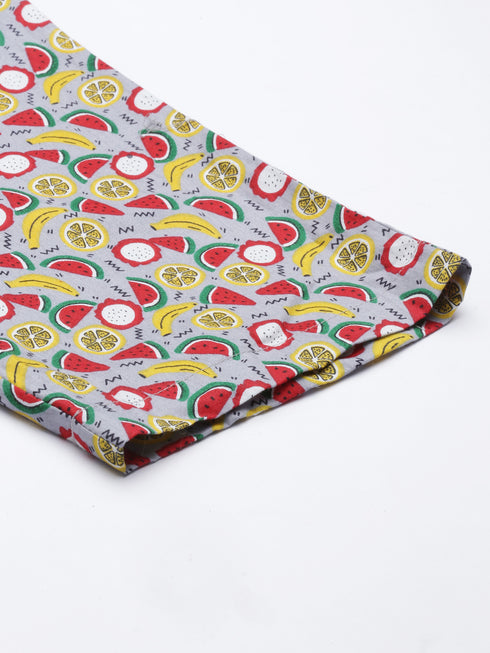 Red & Grey Assorted Night Suit