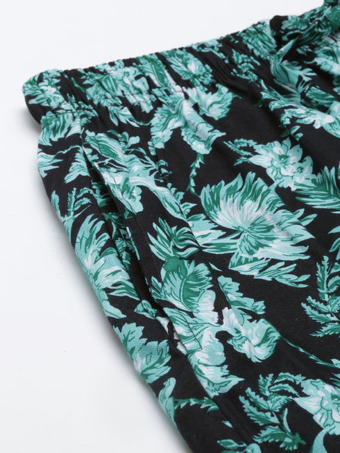 Black & Blue Printed Co-Ord Set