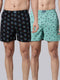 2 Pack Printed Cotton Boxers