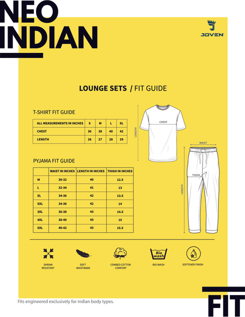 Joven Checked Lounge Set