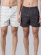 2 Pack Printed Cotton Boxers