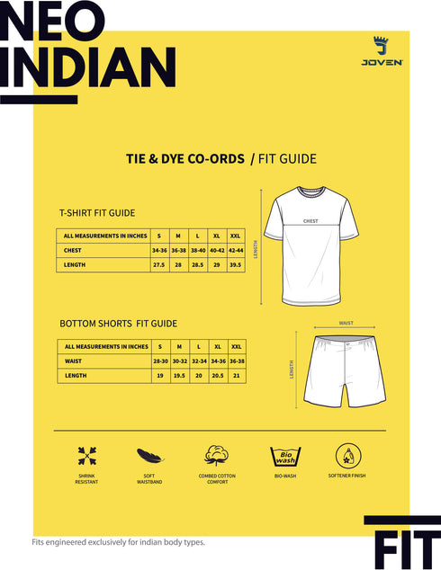 Tie-Dye Co-Ordinated Set(T-Shirt And Pant Set)