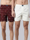 2 Pack Printed Cotton Boxers
