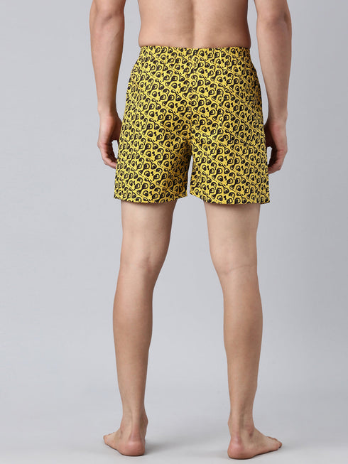 3 Pack Printed Cotton Boxers