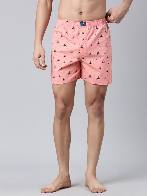 3 Pack Printed Cotton Boxers