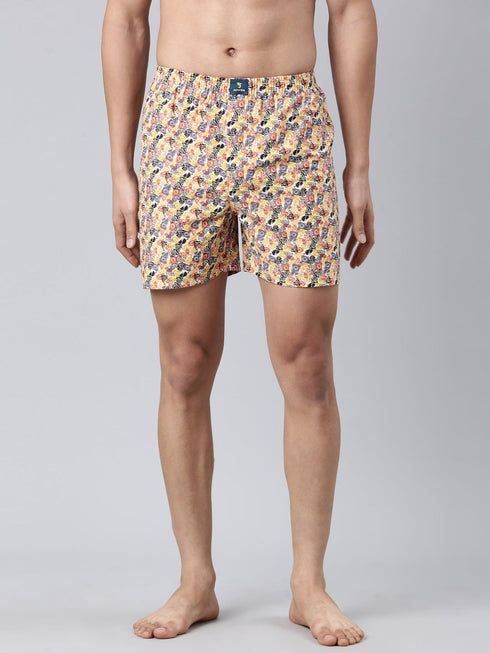 3 Pack Printed Cotton Boxers